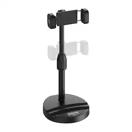 Neewer - Entry Level Phone Stand, 360° Rotation & 90° Tilt, for Desk/Bed - Black