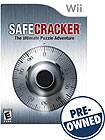 Front Detail. Safecracker: The Ultimate Puzzle Adventure — PRE-OWNED - Nintendo Wii.
