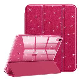 Kitcheniva - Sparkly Glittering Design Slim Case For iPad (A16) 11th Gen / iPad 10th Gen - Burgundy