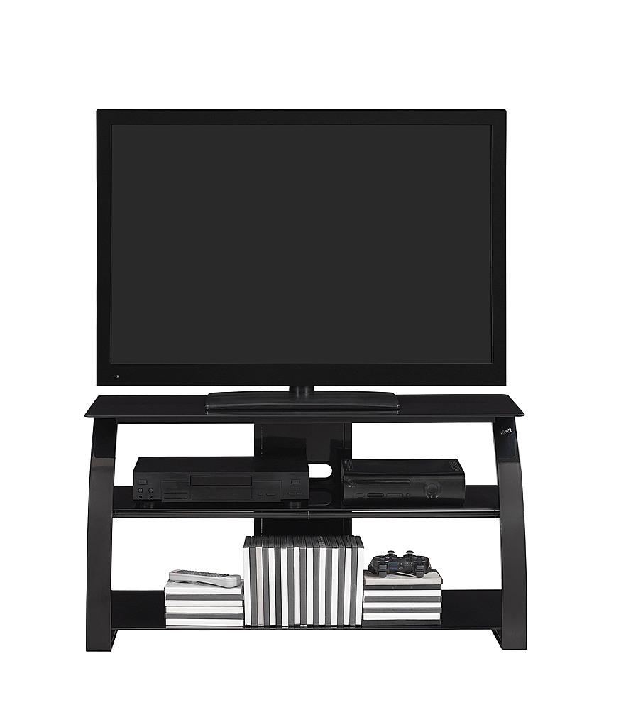 Angle View: Twin Star Home - 48" TV Stand for TVs up to 52", Cherry - Cherry