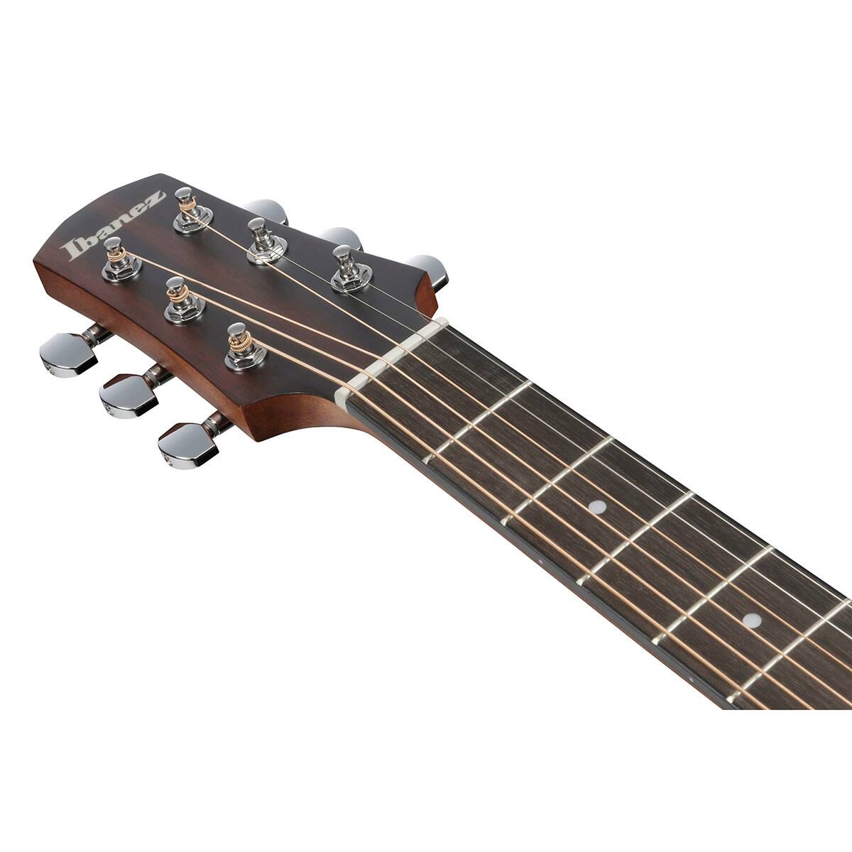 Alt View 7. Ibanez - Ibanez Advanced Acoustic AAD54E Acoustic Electric Guitar, Mahogany Sunburst.