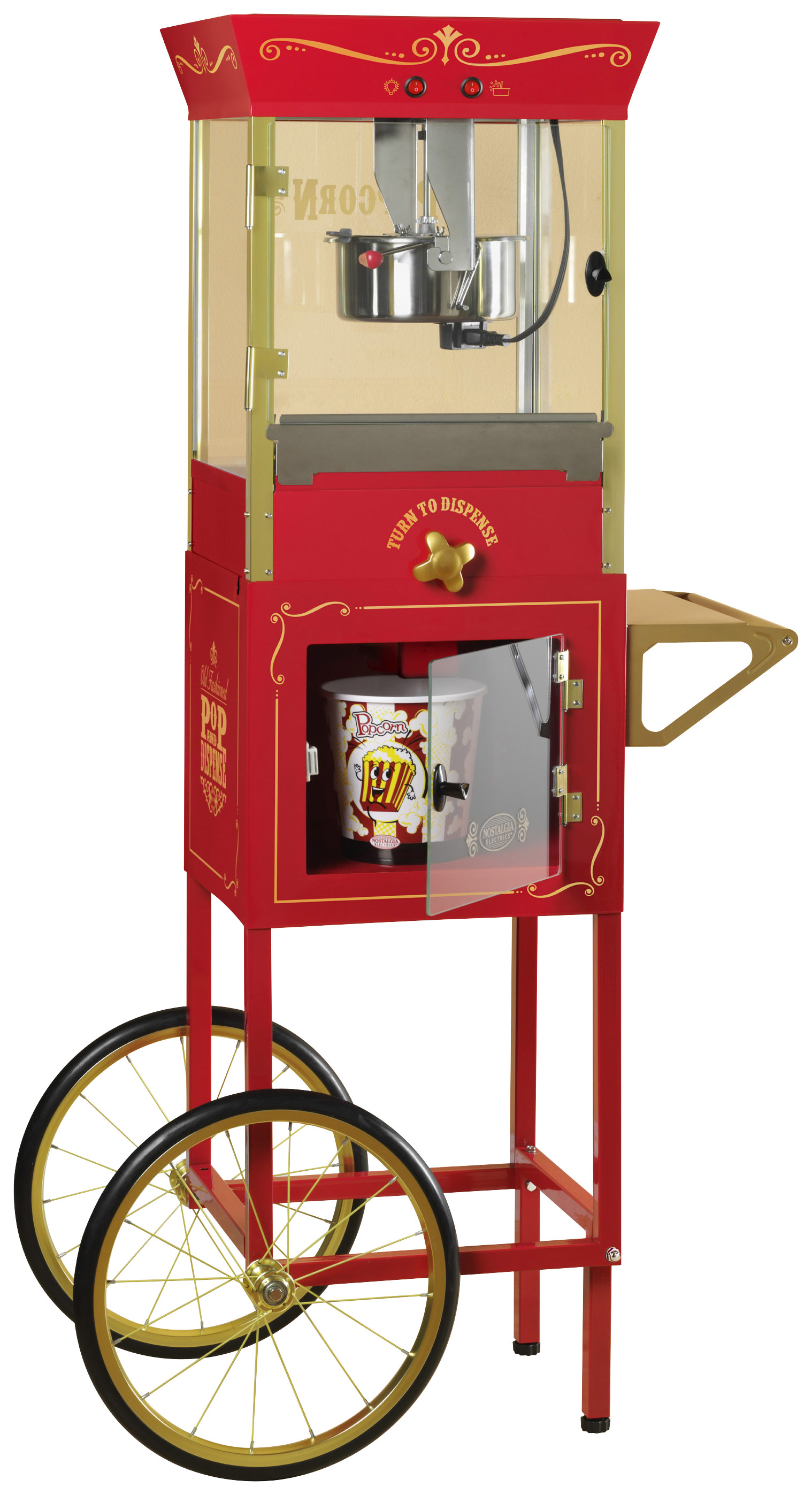 Best Buy: Nostalgia Electrics 32-Cup Vintage Collection Popcorn Dispensing  Cart Red CCP810