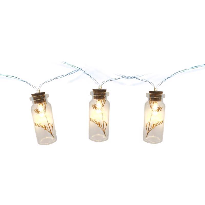 Front. Sienna - LED Warm White 10 ct String Christmas Lights 3 ft. - White|Yellow.
