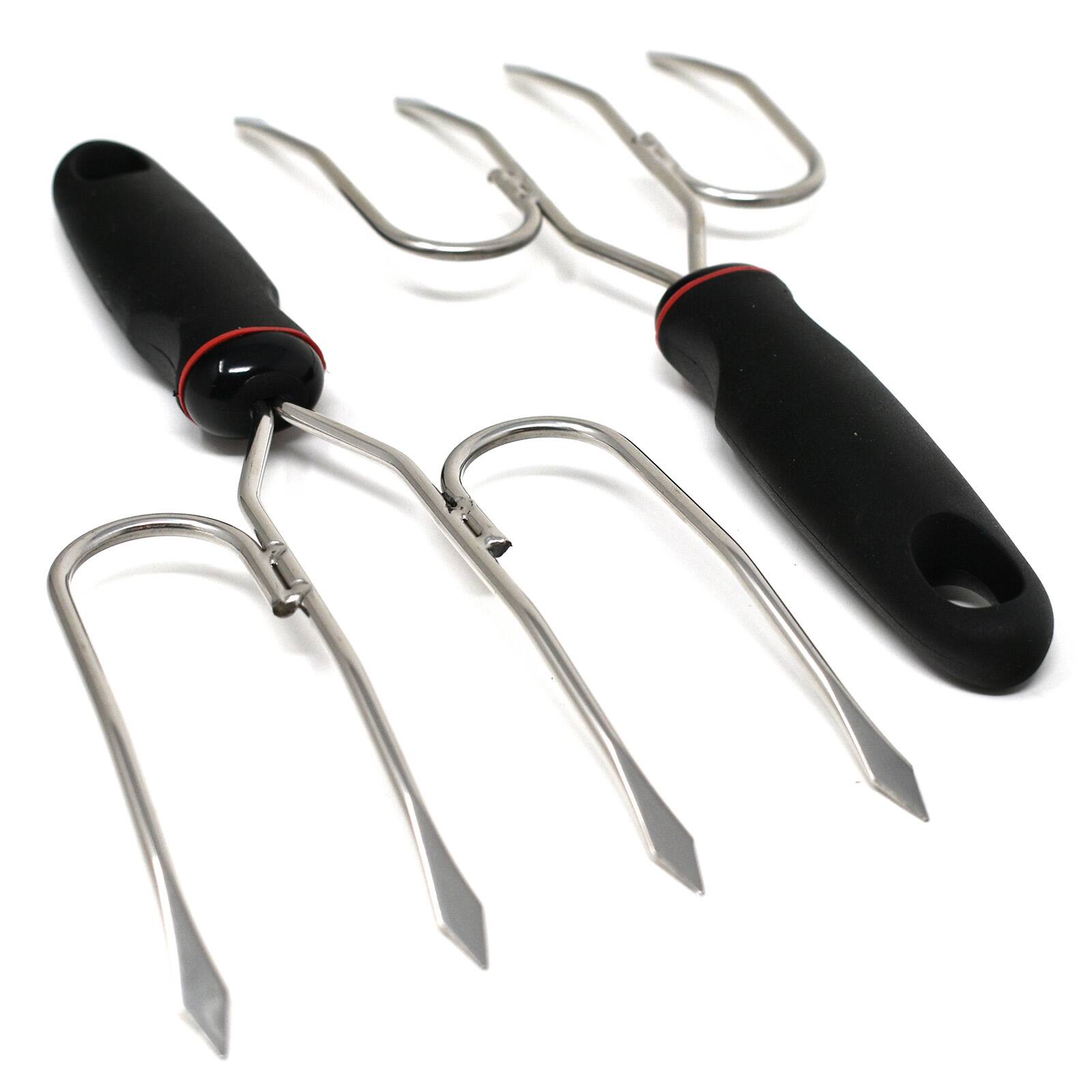 Alt View 3. Norpro - Turkey and Poultry Lifters, Set of 2, Stainless Steel - Black.