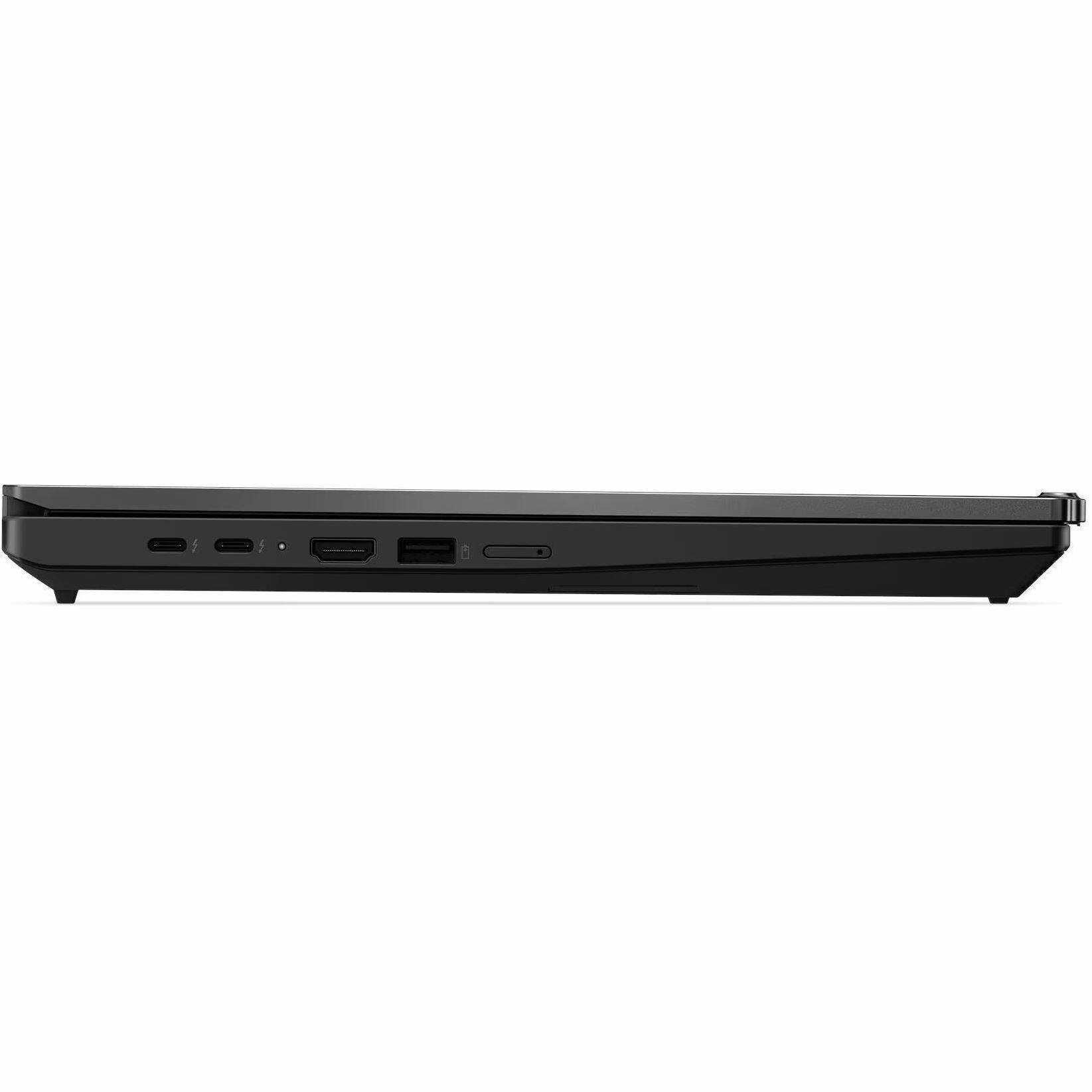 Alt View 1. Lenovo - Lenovo ThinkPad T16 Gen 5 21WT0064US 16" Copilot+ PC Notebook - WUXGA - 60 Hz - Intel Core Ultra 7 Series 3 355 - 32 GB - Black.