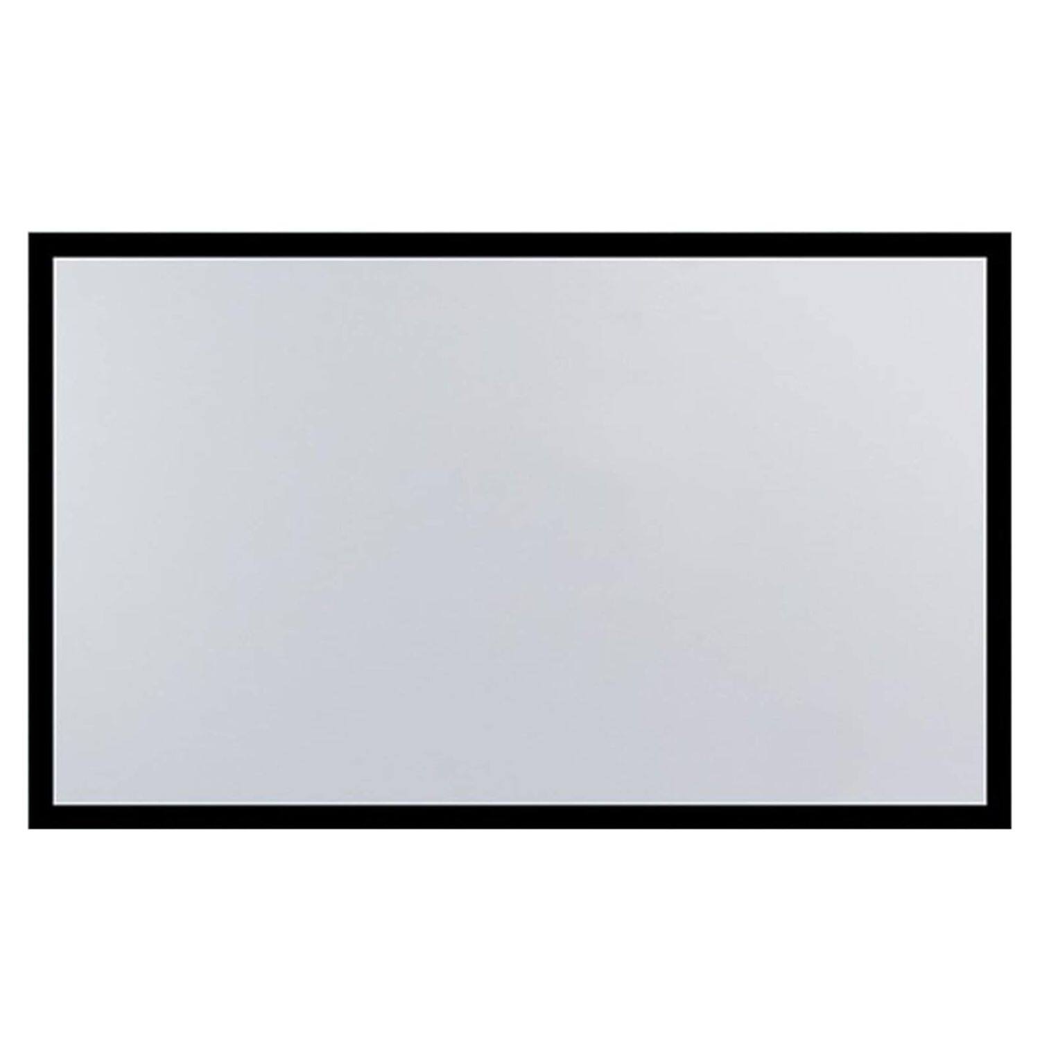 Front. Stock Preferred - 135" Inch Fixed Aluminum Frame Projector Screen Home Theatre HD TV Projection.