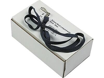 QTY 1 Deluxe Neck Lanyard with Hook - Blue  
91141 Lanyard 75426