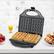 Alt View 4. Commercial Chef - COMMERCIAL CHEF Electric Waffle Iron - Black.