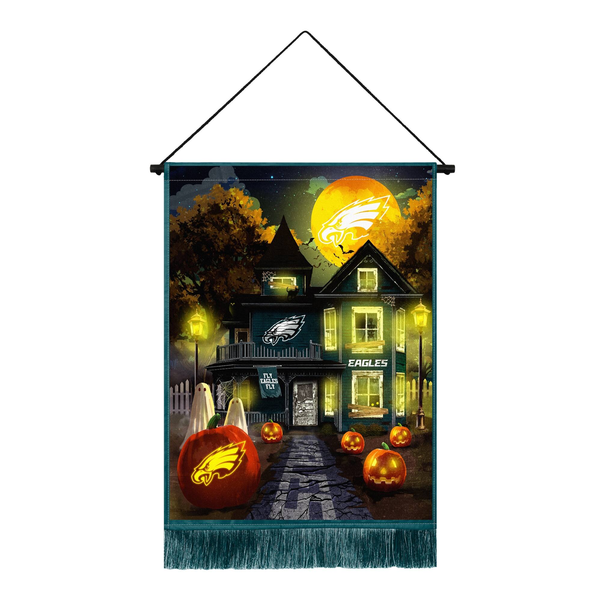 Philadelphia Eagles 18" x 24" LED Halloween Tapestry