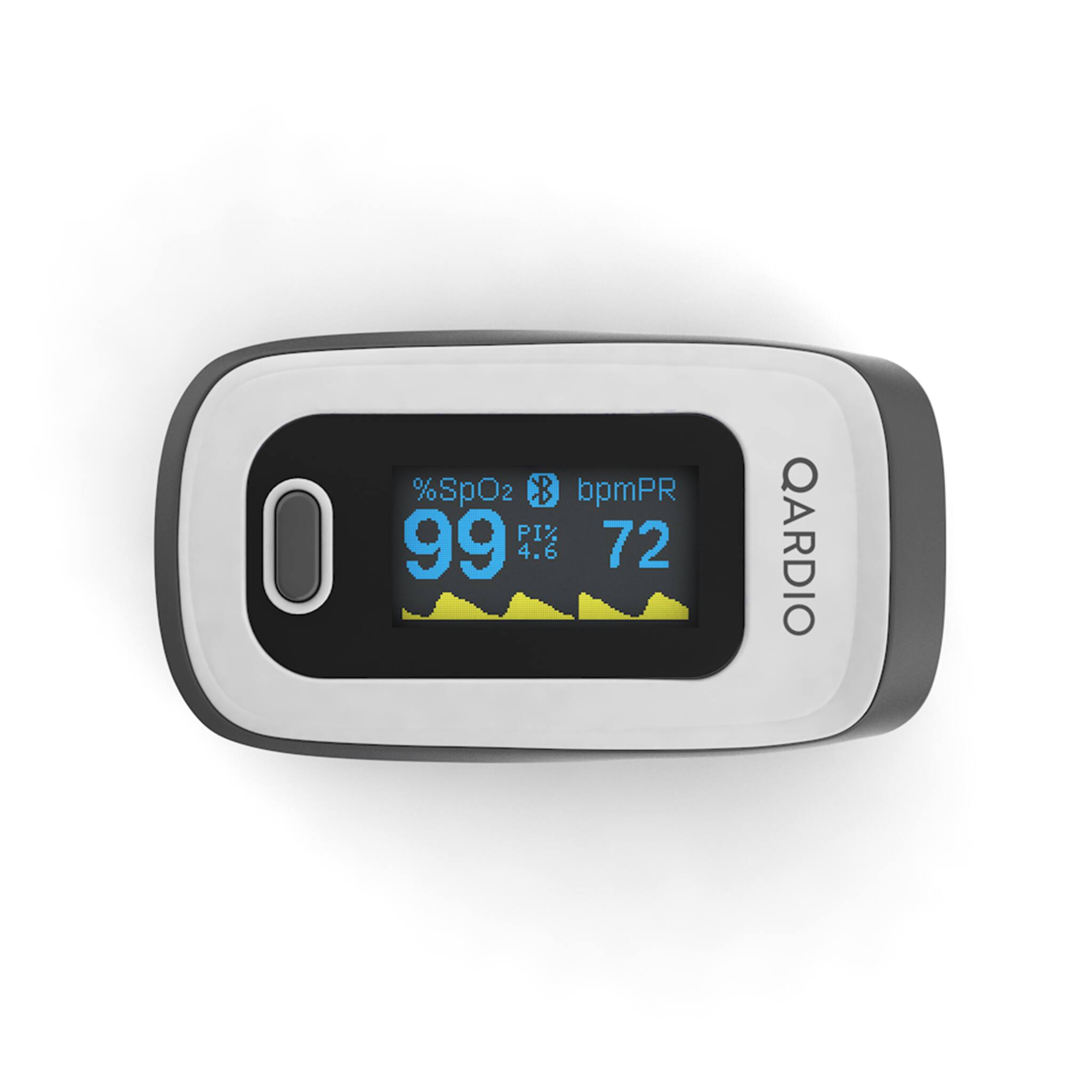 Front. Qardio - QardioSpO2 Fingertip Pulse Oximeter - White.