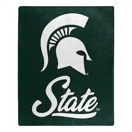 Northwest - Michigan State Spartans 50" x 60" Signature Raschel Plush Throw Blanket - Multicolor