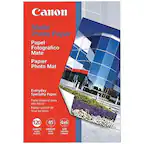 Canon
Matte Photo Paper
Papel Fotográfico Mate
Papier Photo Mat
Everyday Specialty Paper.
Papel especial para uso diario.
Papier spécial de tous les jours
120
45 M
4x6 Inch
SHEETS WEIGHT SIZE
HOJAS PESO TAMANO
FEUILLES POIDS FORMAY