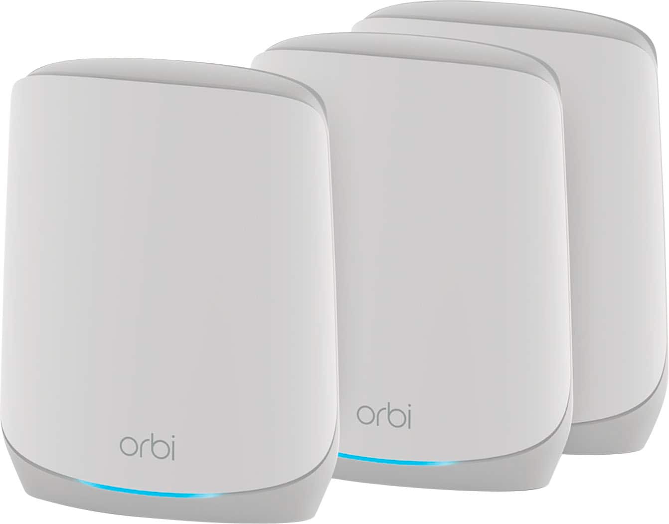 NETGEAR - Orbi 660 Series AX3800 Tri-Band Mesh Wi-Fi 6 System (3-pack) - White - Left_Zoom