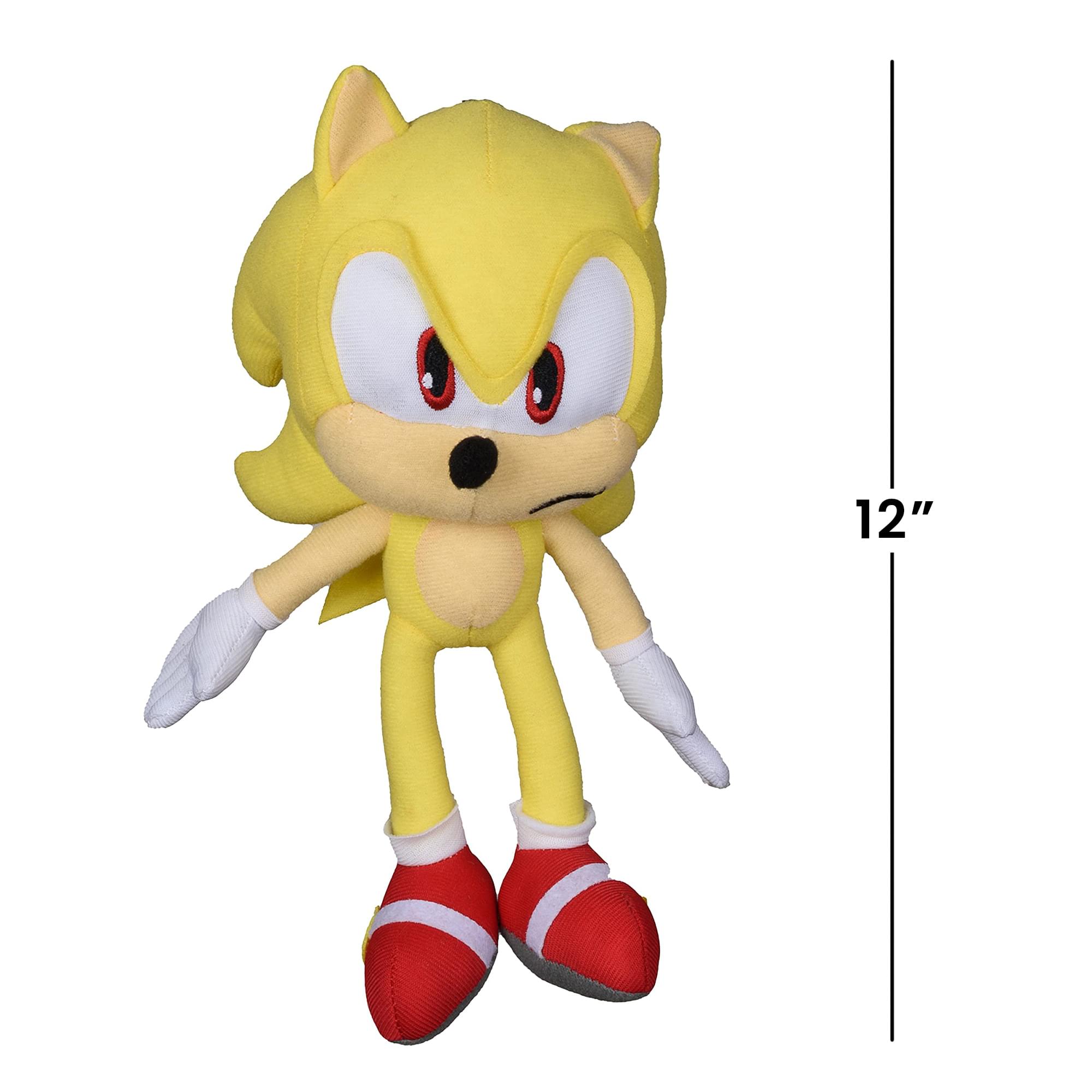 Alt View 1. Accessory Innovations Company - Sonic the Hedgehog Super Sonic 12 Inch Plush with Clip - Yellow.
