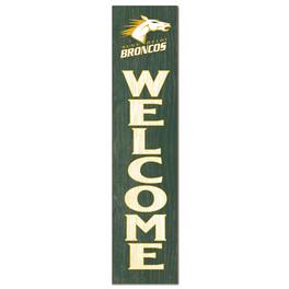 Jardine - SUNY Delhi Broncos 12" x 48" Welcome Outdoor Leaner - Green