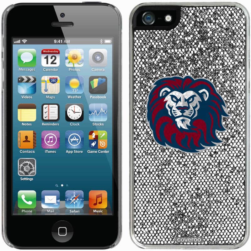 Coveroo - Loyola Marymount Lions iPhone 5/5s Bling Thinshield Snap-On Case - No Size - Silver