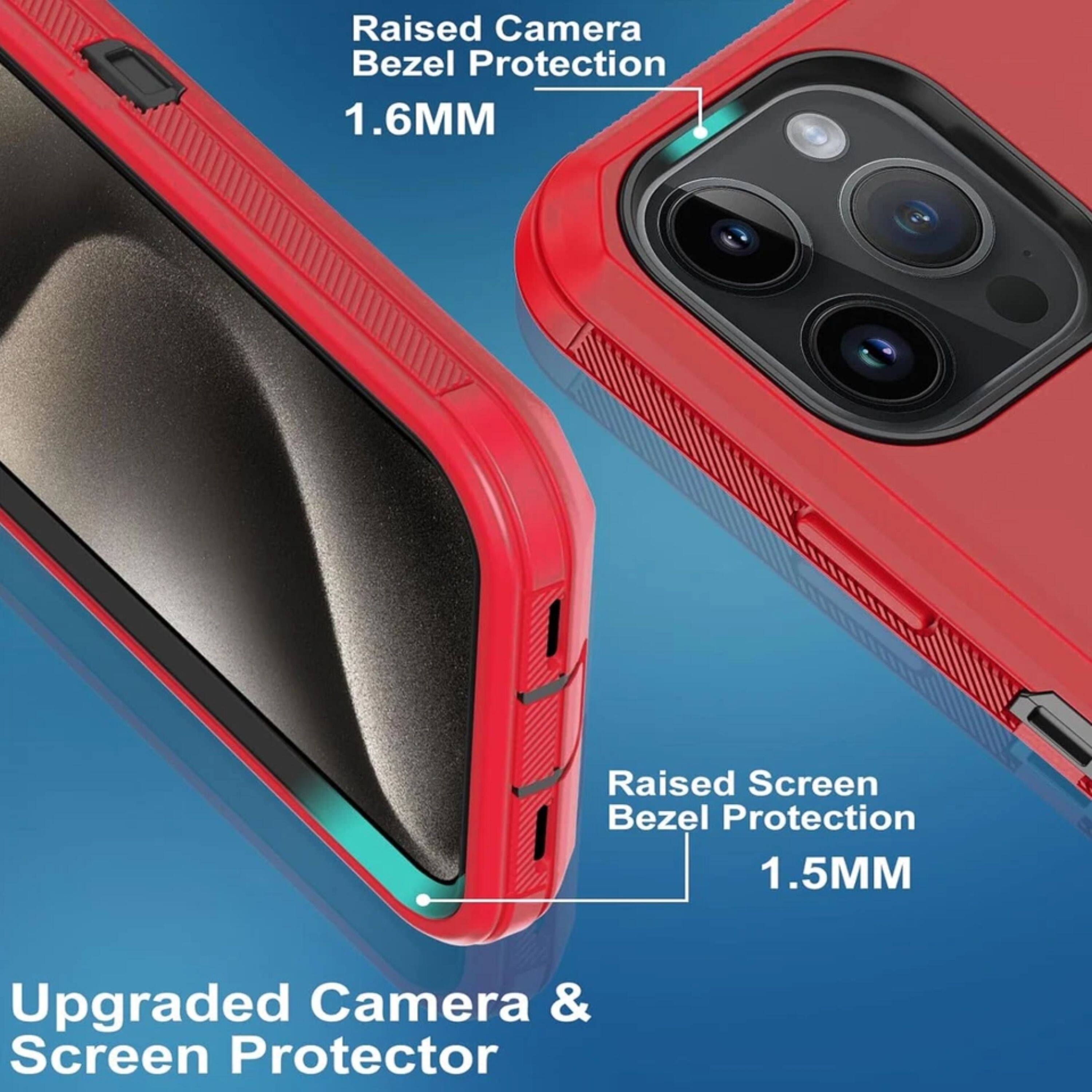 Raised Camera Bezel Protection 1.6MM  
Raised Screen Bezel Protection 1.5MM  
Upgraded Camera & Screen Protector