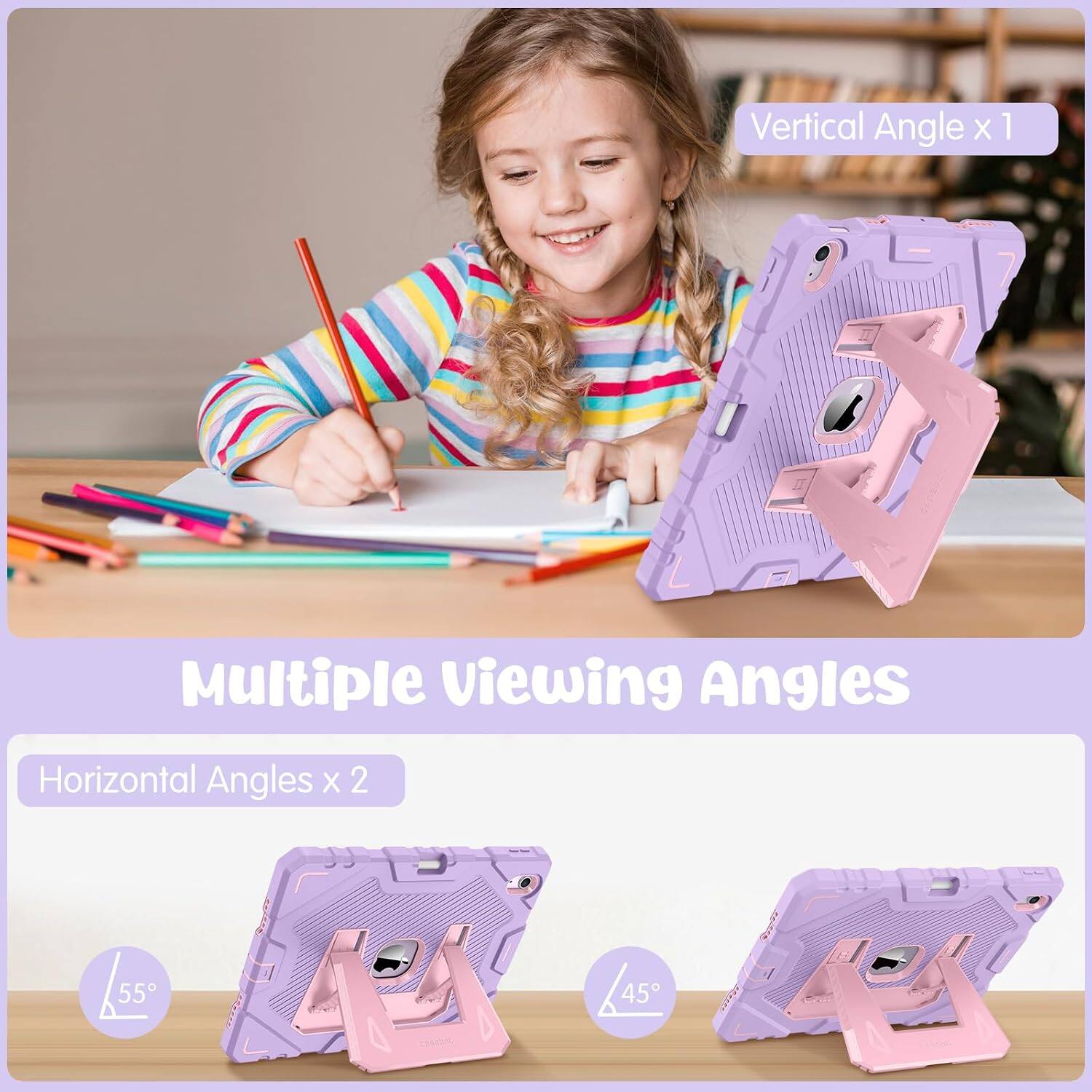 Vertical Angle x 1  
Multiple Viewing Angles  
Horizontal Angles x 2  
55°  
45°  
CONORIA