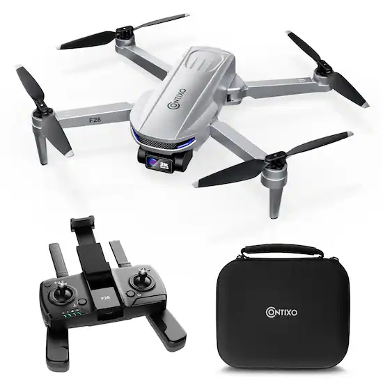 Contixo F28 GPS Drone with Remote Controller Silver F28 Best Buy