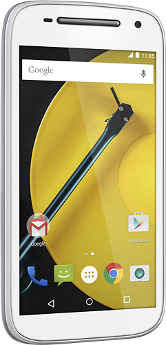 Boost Mobile Motorola Moto E 4G with 8GB Memory Prepaid Cell Phone White MOT1526BBB - Best Buy