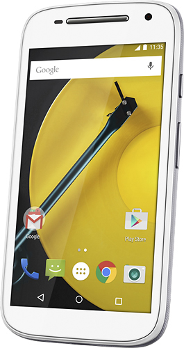 Temmen hersenen Scheermes Best Buy: Boost Mobile Motorola Moto E 4G with 8GB Memory Prepaid Cell  Phone White MOT1526BBB