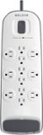 Front Zoom. Belkin - 12-Outlet Surge Protector - White.