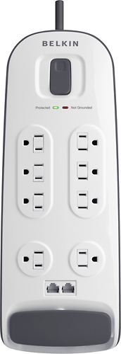 UPC 722868758090 product image for Belkin - 8-Outlet Surge Protector - White | upcitemdb.com