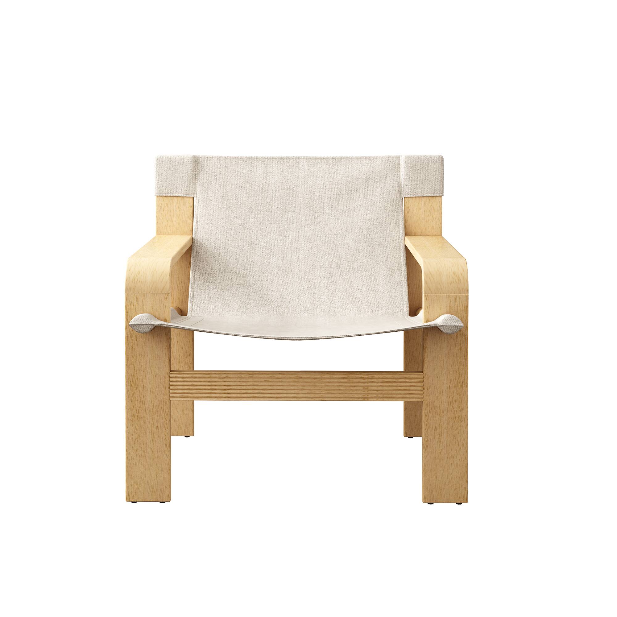 Alt View 8. Ecooso - Detachable and Washable Oak Accent Chair Wide Armrest Mid-Century Lounge Chair Linen Fabric Armchair & Solid Wood Frame - White.