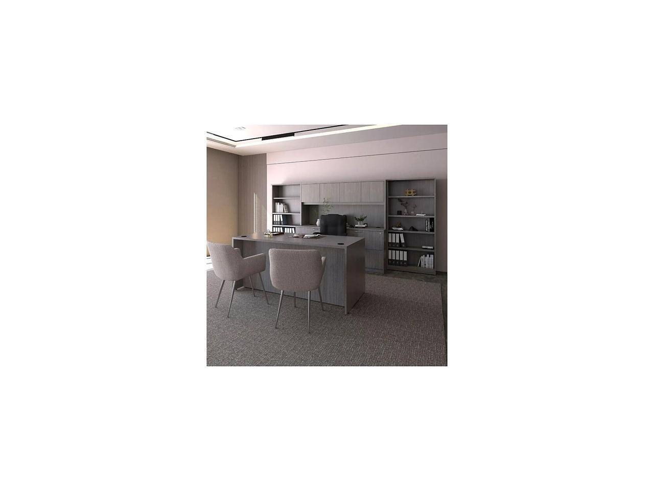 Alt View 7. Alera - Alera Valencia Full Pedestal File Drawers 2 Legal/Letter-Size 15.63" x 20.5" x 28.5" Gray VA542822GY.