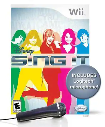 Wii
Disney Sing It
Includes Logitech microphone!
Everyone E
ESRB - E (Everyone)