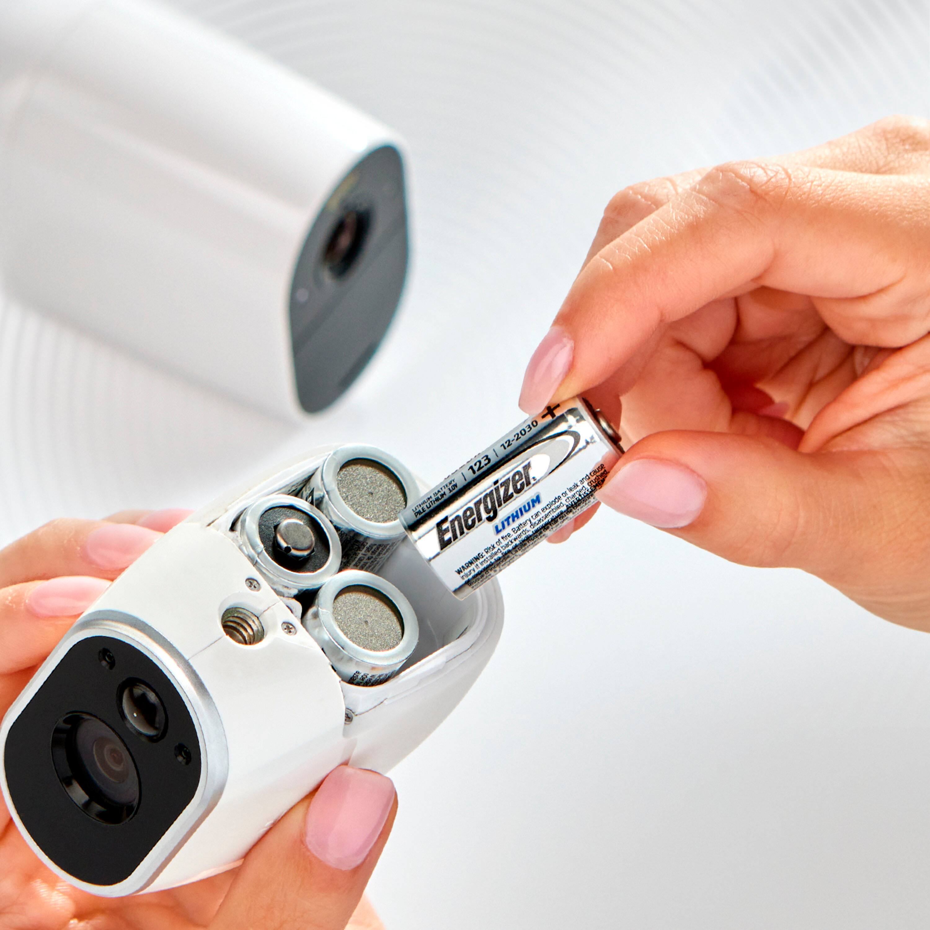 Alt View 13. Energizer - 123 Lithium Batteries (2 Pack), 3V Photo Batteries - Silver.