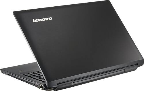 Alt View Standard 2. Lenovo - Laptop / AMD E-Series Processor / 15.6" Display / 4GB Memory / 320GB Hard Drive - Black.