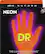 Front Standard. DR - Neon HiDef Nickel-Plated Electric Guitar Strings - Orange.
