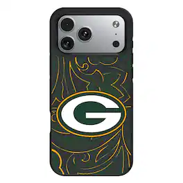 Keyscaper - NFL - Green Bay Packers Bump Case with 8.2ft Drop Protection - 15 Plus - Multicolor