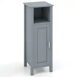 Kadyn - Bathroom Storage Organizer with 2-Tier Cabinet- Bathroom Cabinets for Entryway Storage, Home Office Furniture - Gray