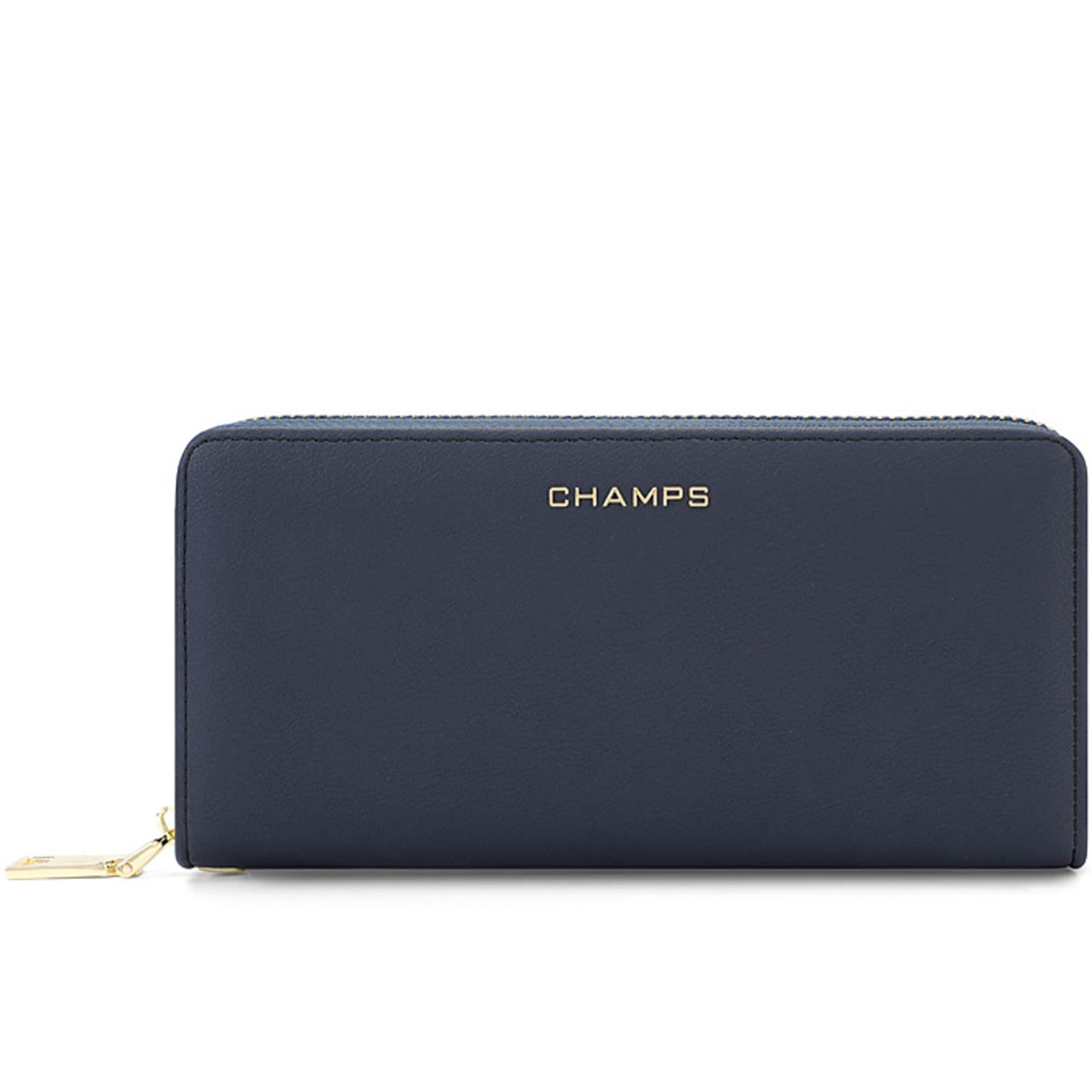 Champs - Iconic Collection Zip-Around Wallet - Navy