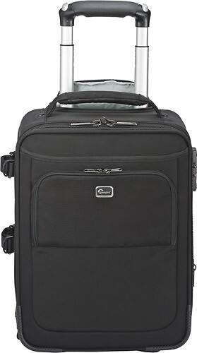 Angle Standard. Lowepro - Pro Roller Carrying Case (Roller) for 14" Notebook, Camera - Black.