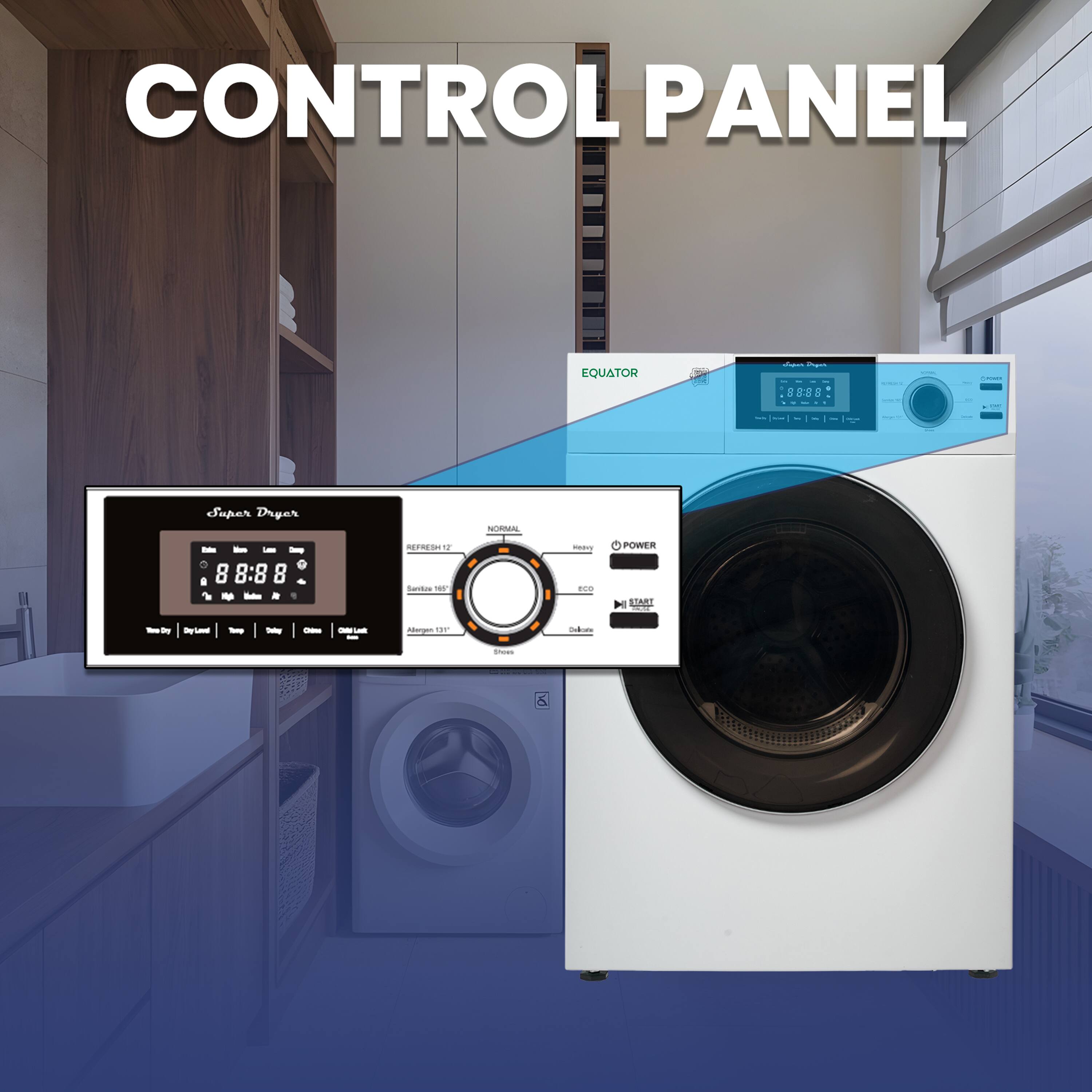 CONTROL PANEL  
EQUATOR  
Japer Dagar  
NORMAL  
88:88  
NEPRES  
POWER  
START  
Sngl