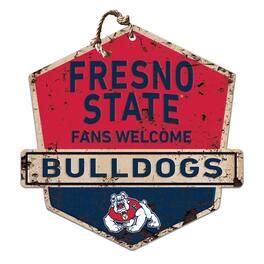 Jardine - Fresno State Bulldogs Fans Welcome Sign - Navy