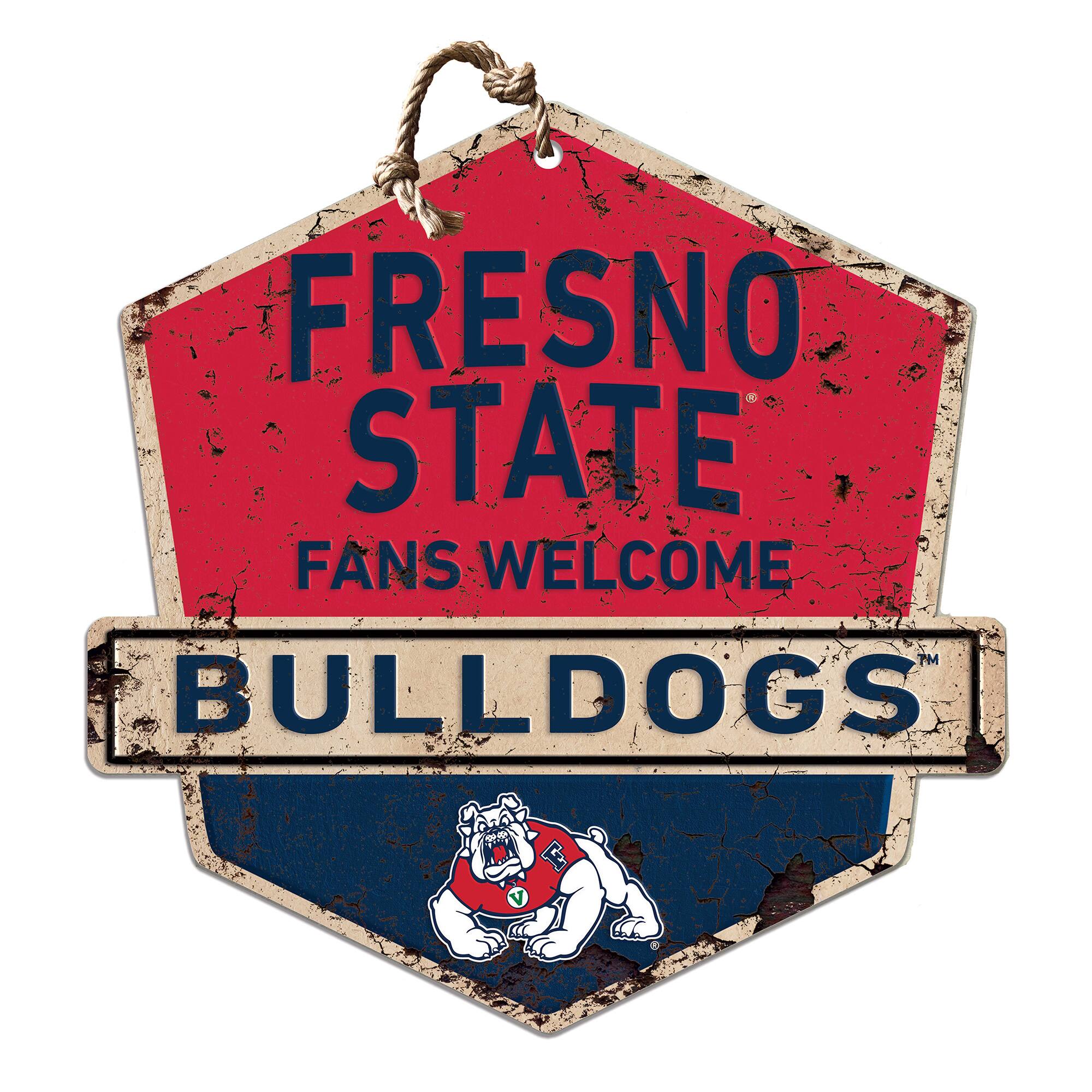 Fresno State Bulldogs Fans Welcome Sign
