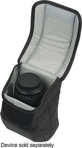 Best Buy: Lowepro S&F Slim Lens Pouch 55AW Black LP36257