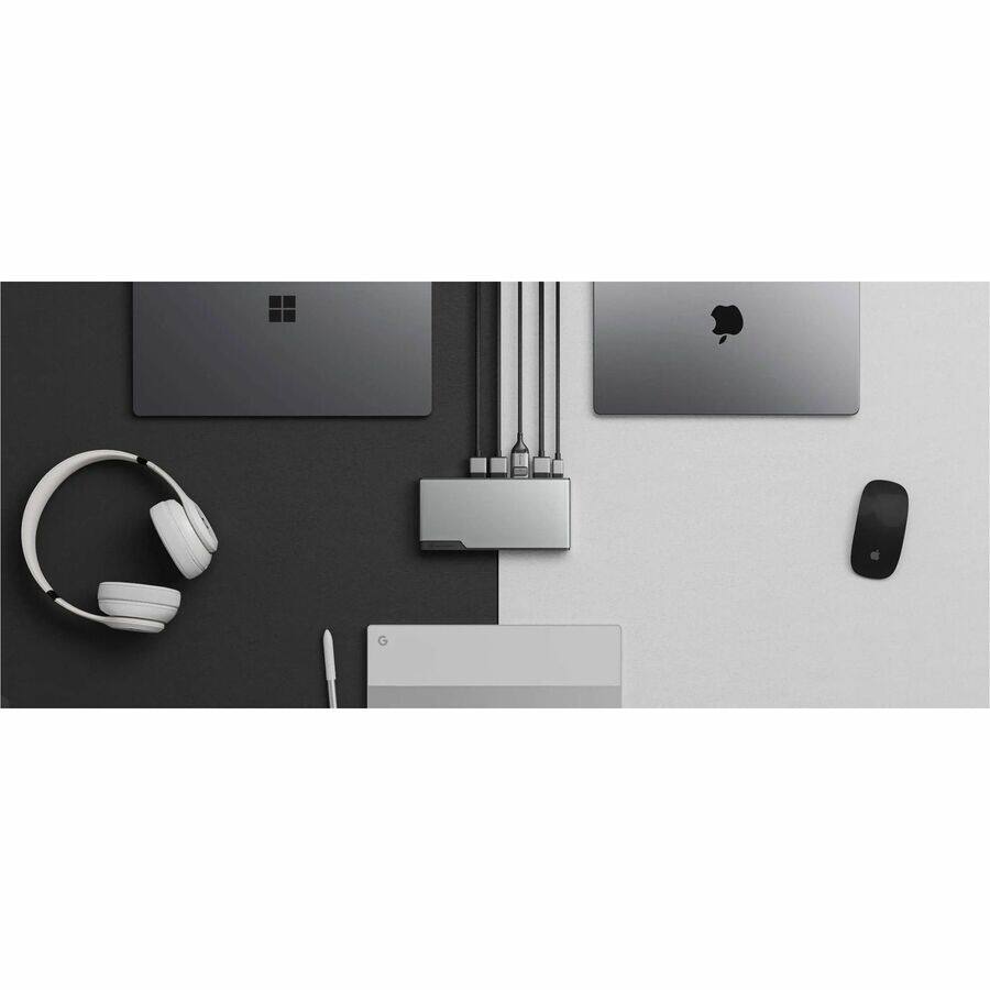 Alt View 1. Alogic - Alogic DV4 Universal Quad Display Docking Station - for Monitor, Notebook, Desktop PC - Memory Card Reader - SD, microSD.