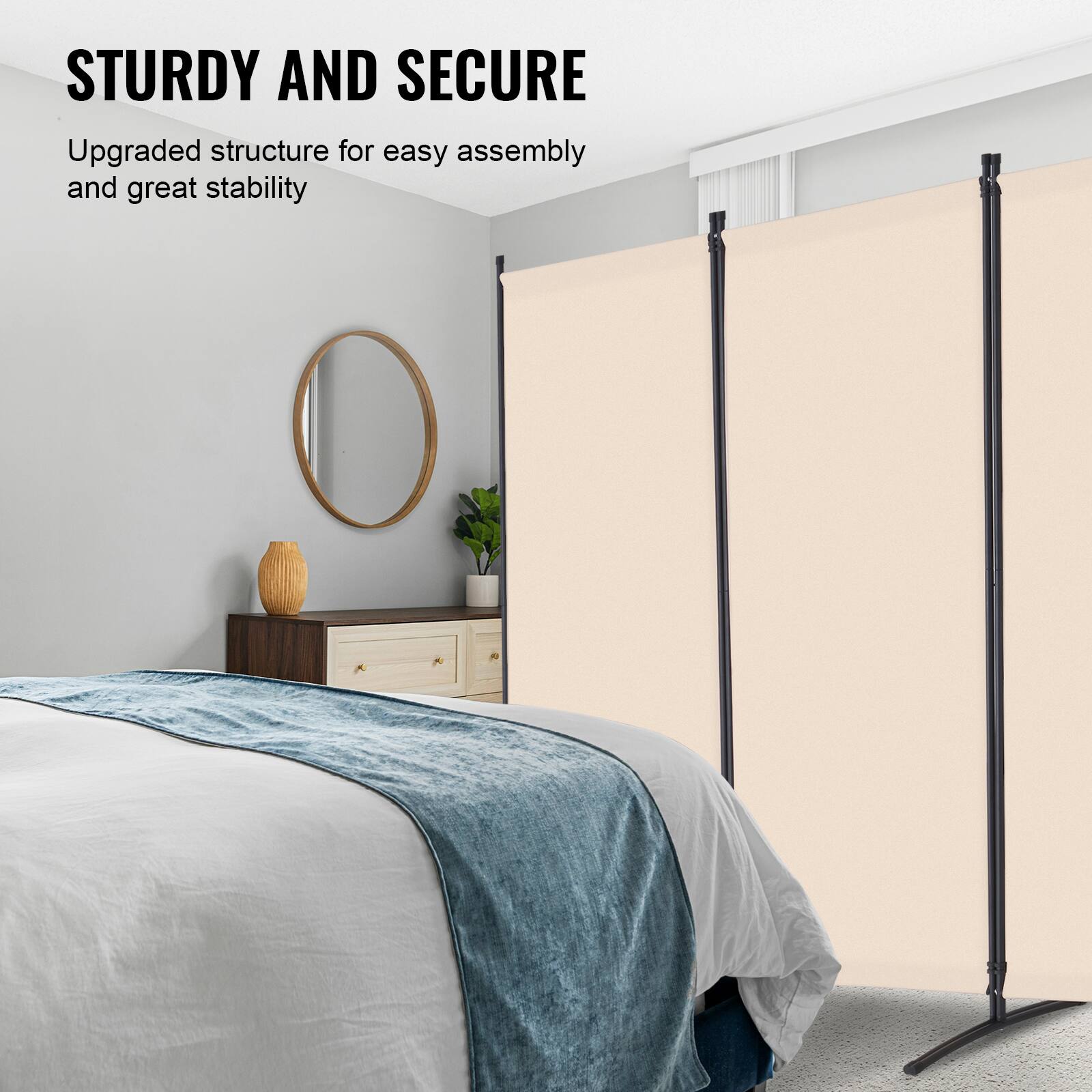 STURDY AND SECURE
Upgraded structure for easy assembly and great stability