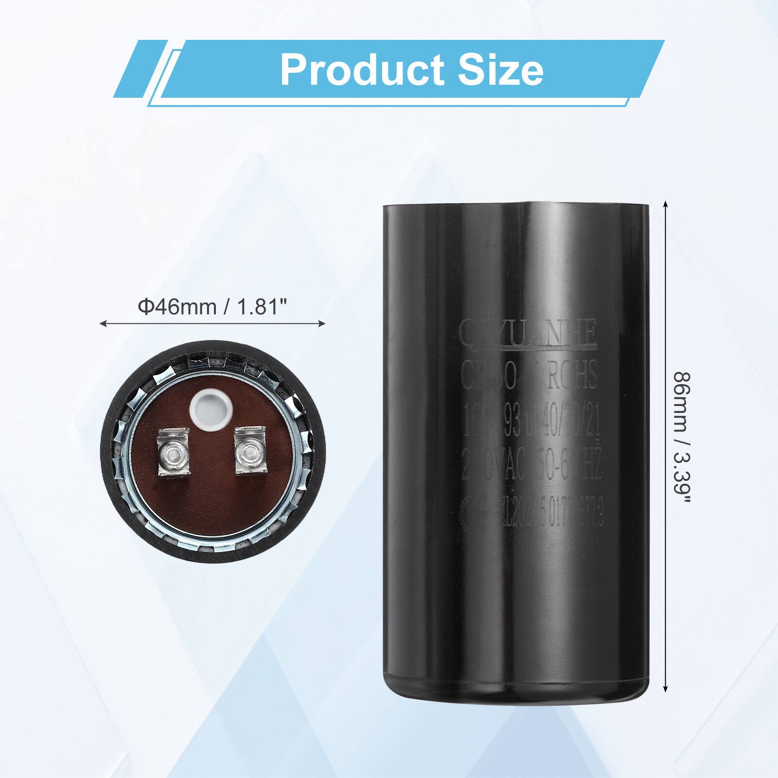 Product Size  
46mm / 1.81"  
CLUNE CESO ROHS  
1 93 40021 1 0  
AC 10-6 H  
12  
86mm / 3.39"