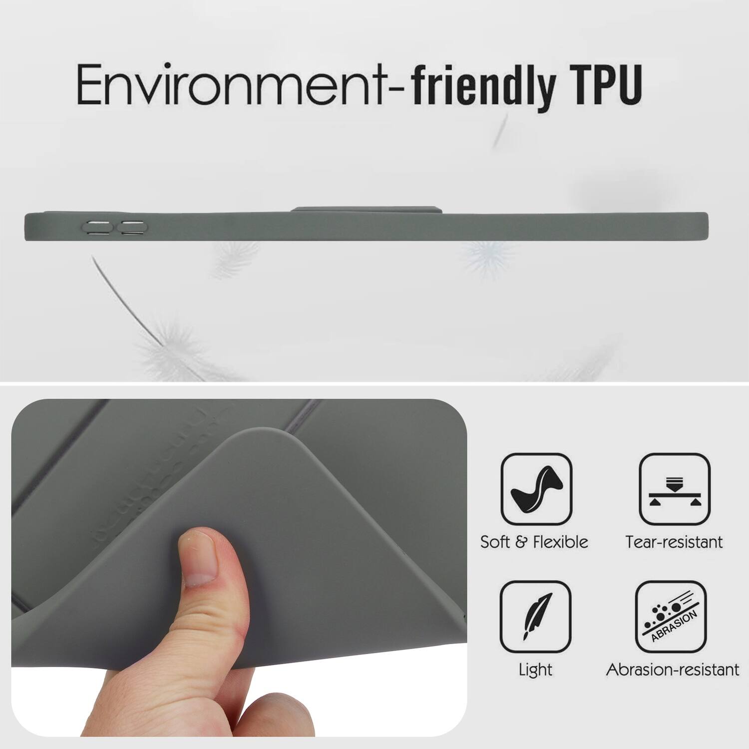 Environment-friendly TPU

Soft & Flexible
Tear-resistant
Light
Abrasion-resistant