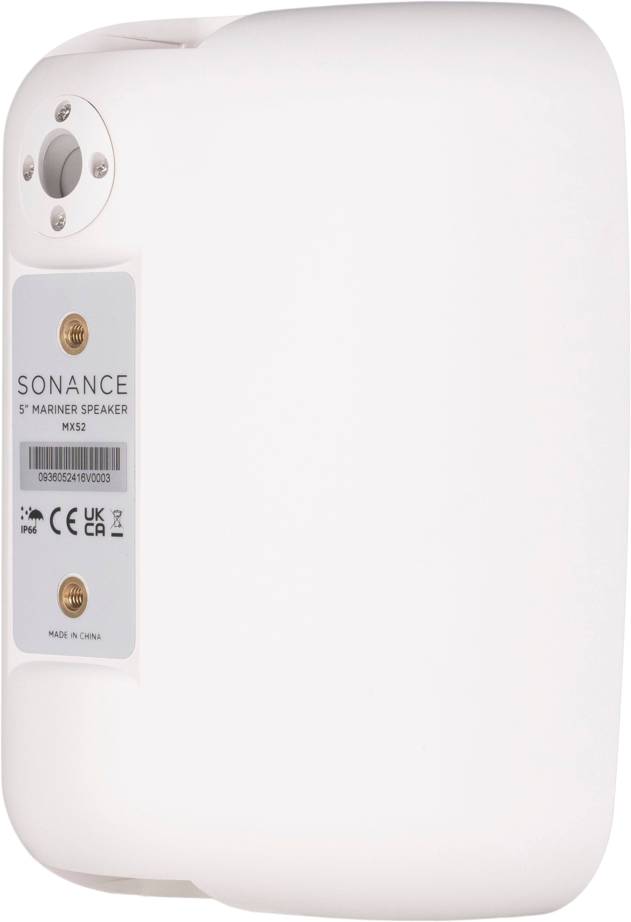 SONANCE 5" MARINER SPEAKER MX52 0936052416V0003 IP66 UK CE CA MADE IN CHINA