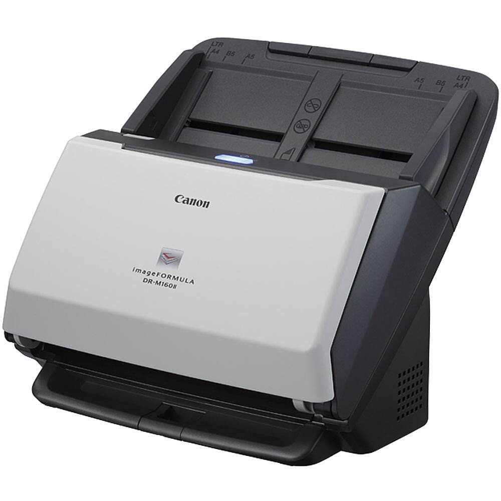 Alt View 11. Canon - imageFORMULA DR-M160II Office Document Scanner - Black, White.