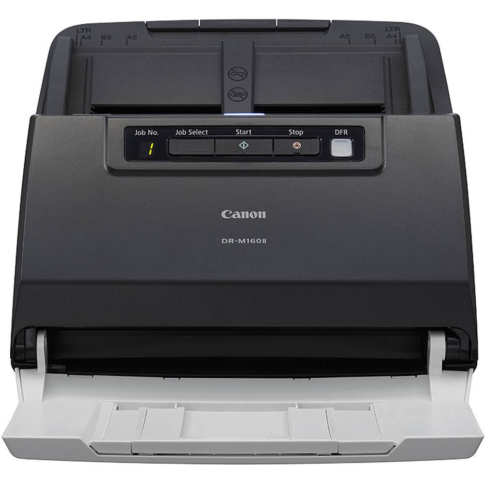 Alt View 12. Canon - imageFORMULA DR-M160II Office Document Scanner - Black, White.