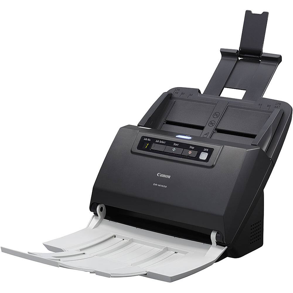 Alt View 13. Canon - imageFORMULA DR-M160II Office Document Scanner - Black, White.