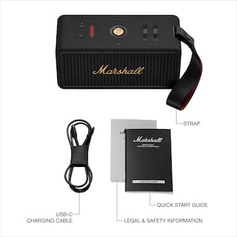 Marshall Middleton II Portable Bluetooth Speaker with Rugged Marshall Middleton II Portable Bluetooth Speaker with Rugged